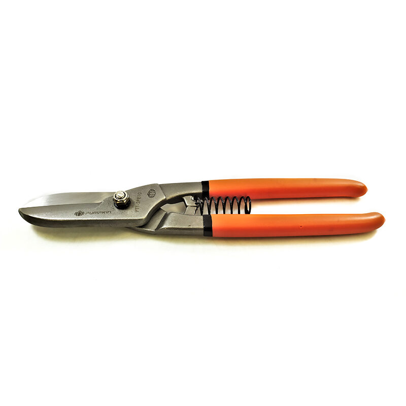 กรรไกรตัดสังกะสี PUMPKIN PTT-SPE10 10" มีสปริง
