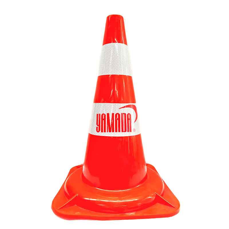 กรวยจราจร YAMADA 50CM (มีแถบ)