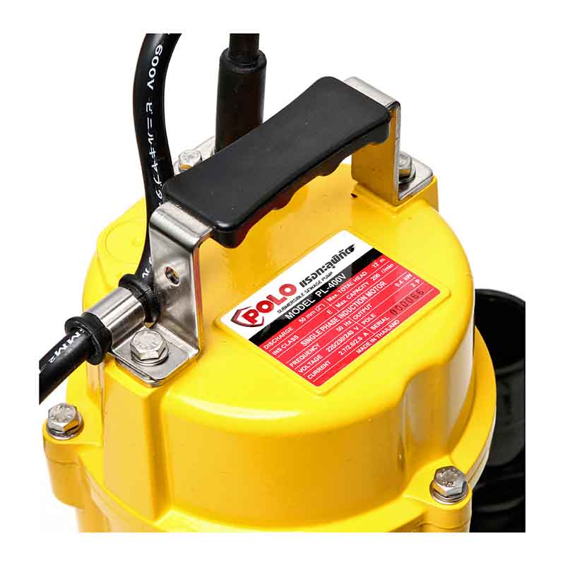 ปั๊มจุ่มดูดน้ำ 2 " ไม่มีลูกลอย POLO PL-400 - Image 2