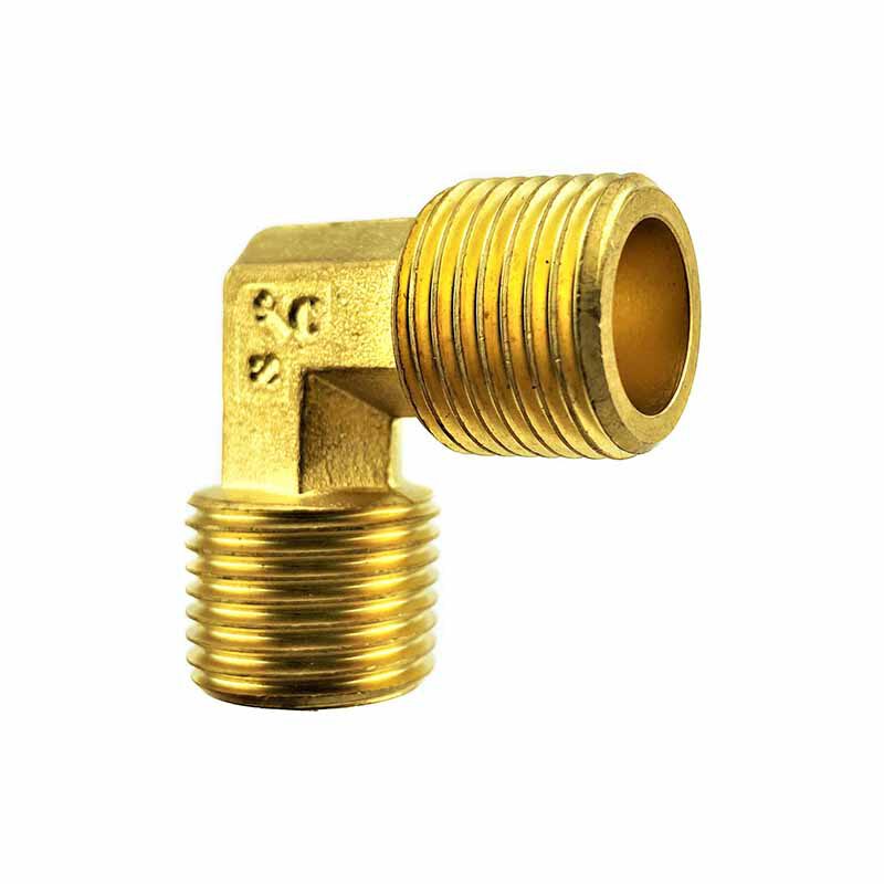 ข้องอเกลียวนอกทองเหลือง (3450) 1/8"-1/2"