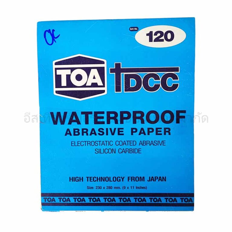 Toa 8043 กระดาษทรายน้ำ TOA NO.120 – บริษัท อีสเทิร์นซีบอร์ด แมชชินเนอรี่ จำกัด ...