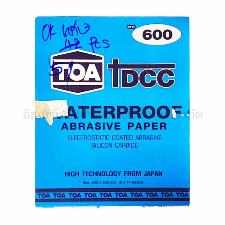 กระดาษทรายน้ำ TOA NO.600 – บริษัท อีสเทิร์นซีบอร์ด แมชชินเนอรี่ จำกัด ...
