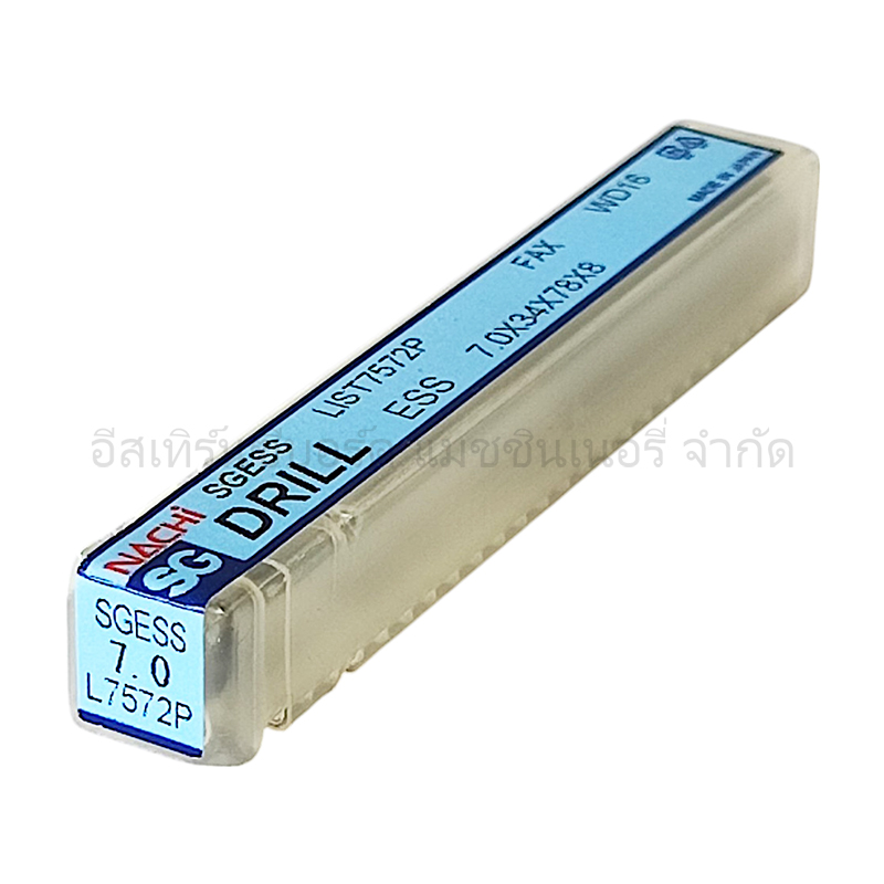 ดอกสว่านเคลือบผิว SG NACHI L7572P 7.0MM - Image 4